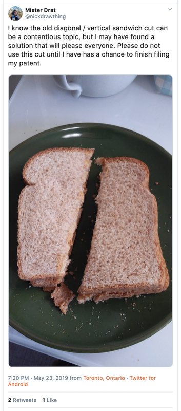 Cut sandwich