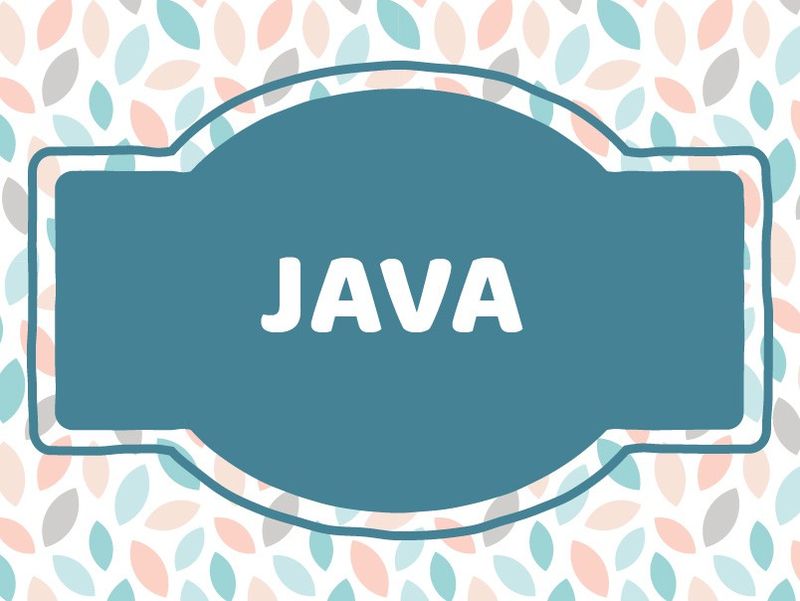 Cute J Baby Names: Java