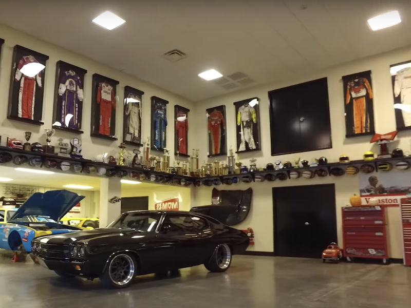 Dale Earnhardt Jr.'s garage