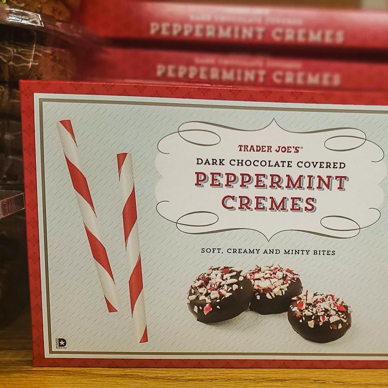 Dark Chocolate Covered Peppermint Cremes
