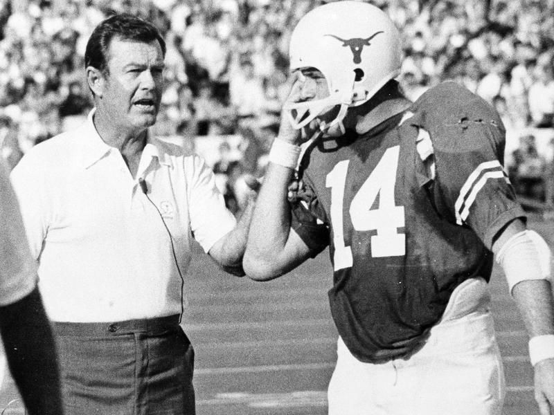 Darrell Royal and Eddie Phillips