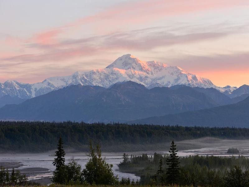 Denali sunrise, Alaska USA