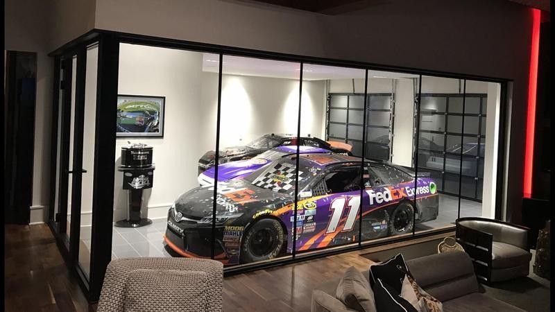 Denny Hamlin's garage