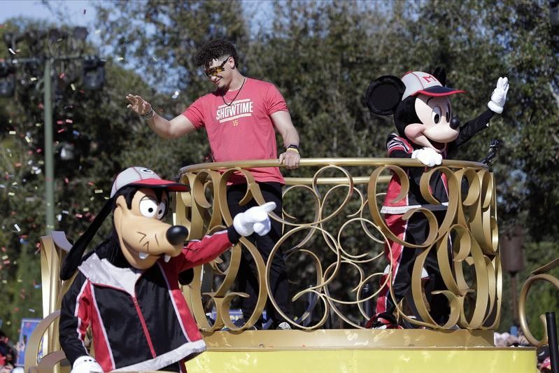 Disney World welcomes Patrick Mahomes