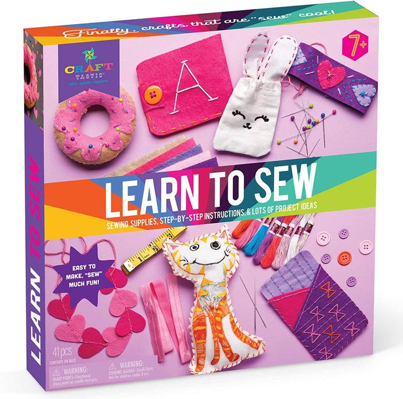DIY sewing kit for kids