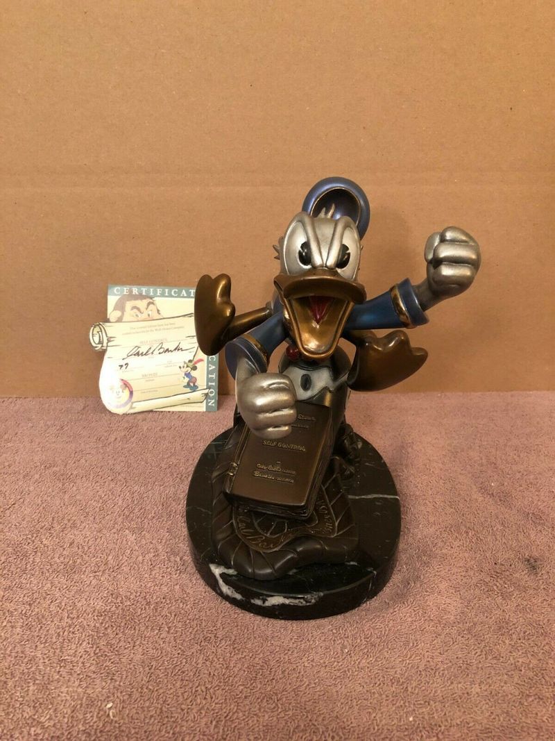 Donald Duck Self Control Statue