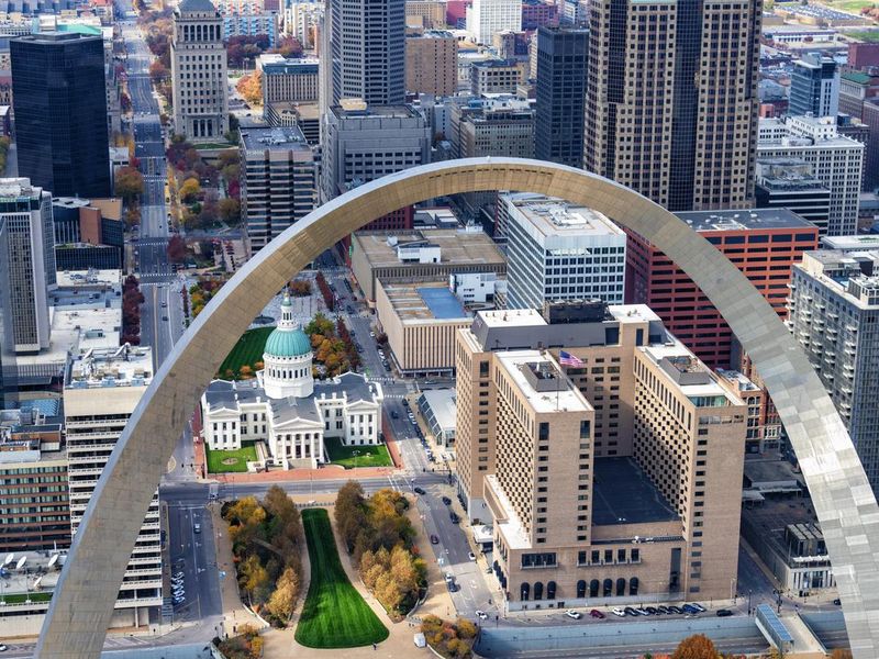 Downtown St. Louis Beyond the Arch