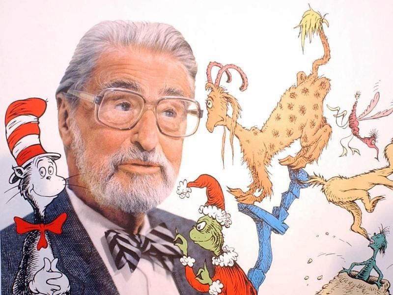 Dr. Seuss on a 2004 stamp
