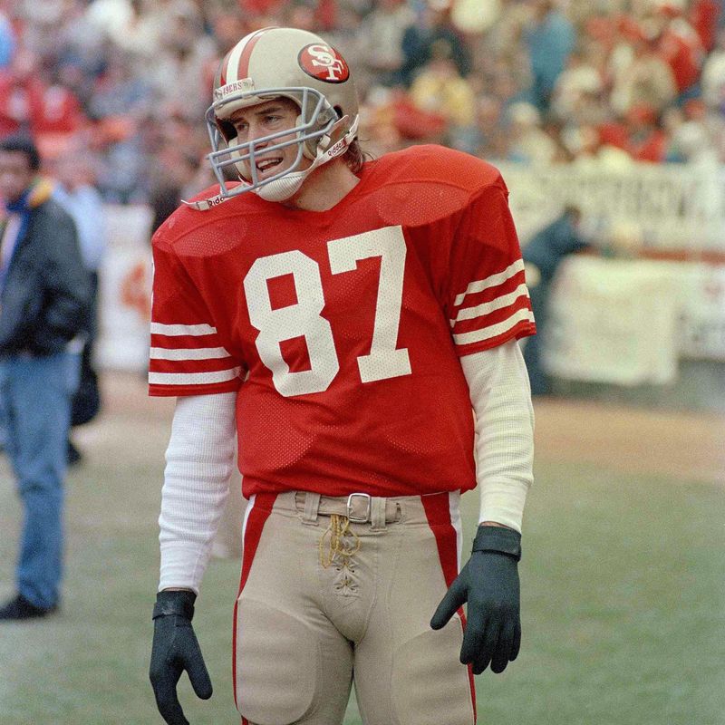 Dwight Clark looks out