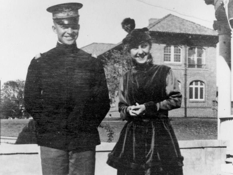 Dwight Eisenhower and Mamie Doud