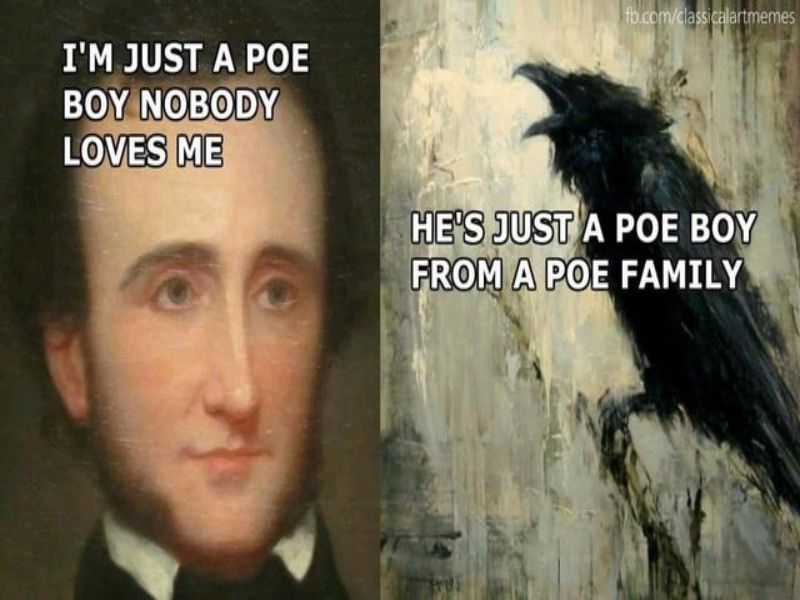 Edgar Allan Poe meme
