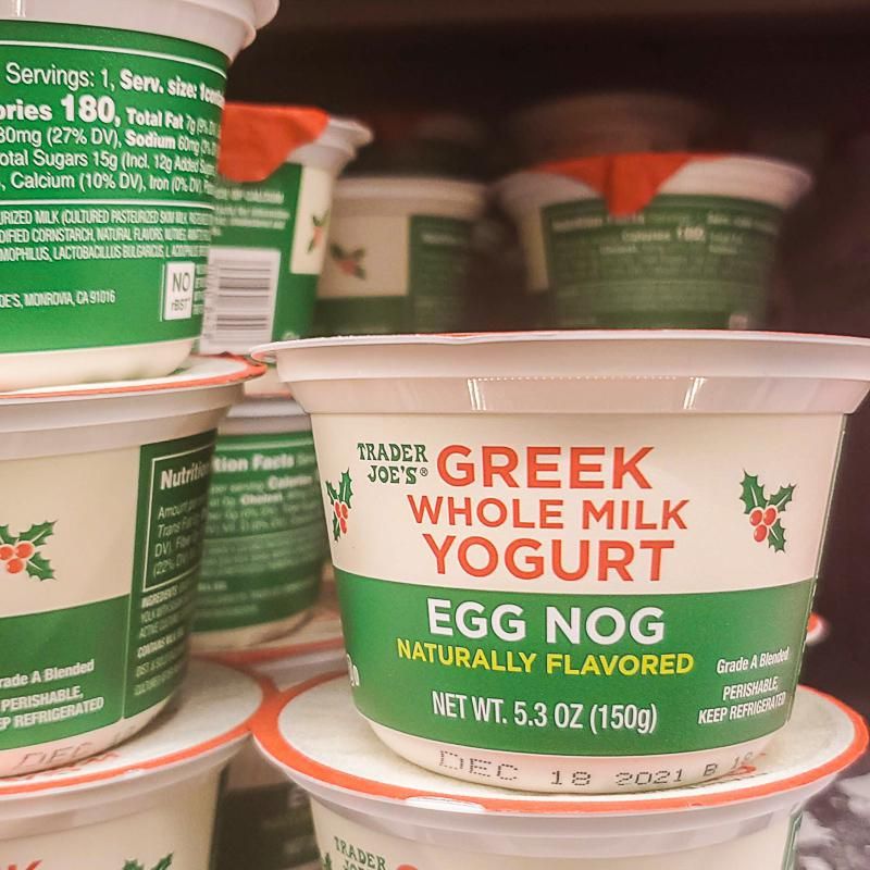 Egg Nog Yogurt