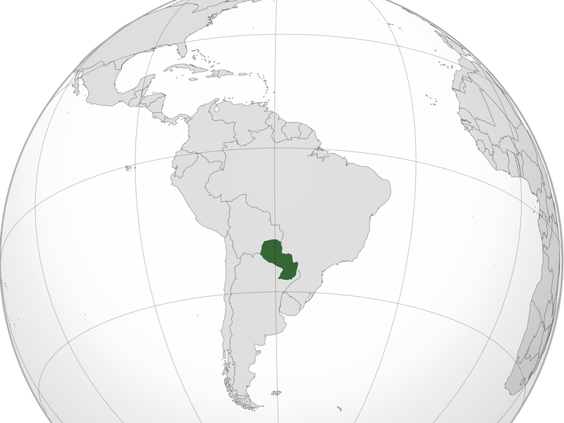 El Stronato on a map
