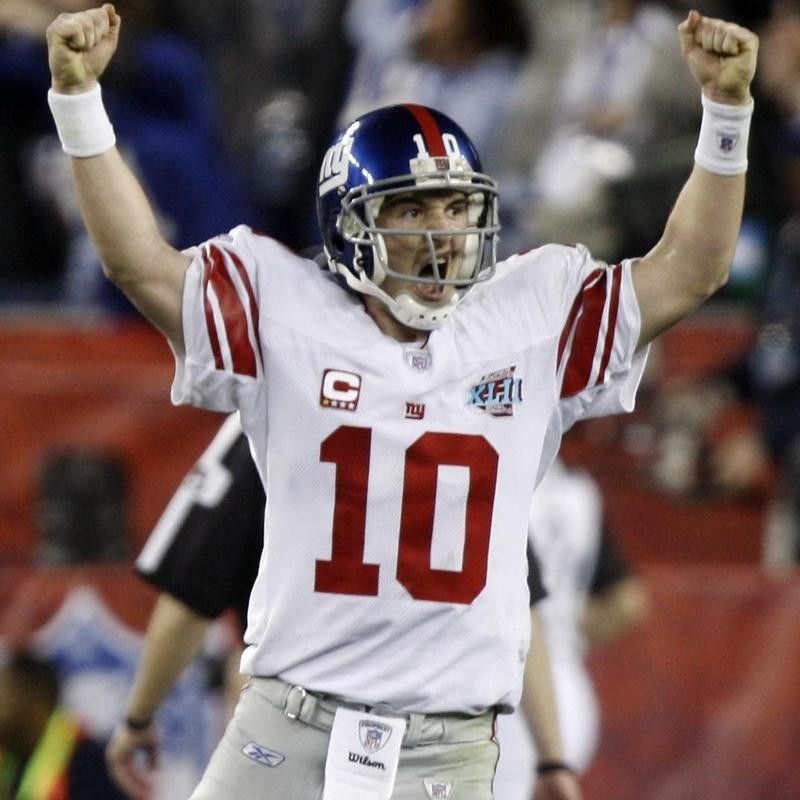 Eli Manning in Super Bowl XLII