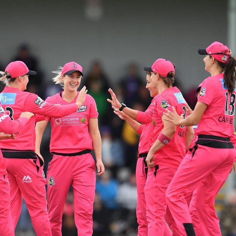 Ellyse Perry with teammates