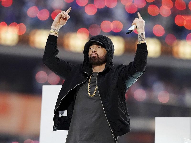 Eminem at the Super Bowl