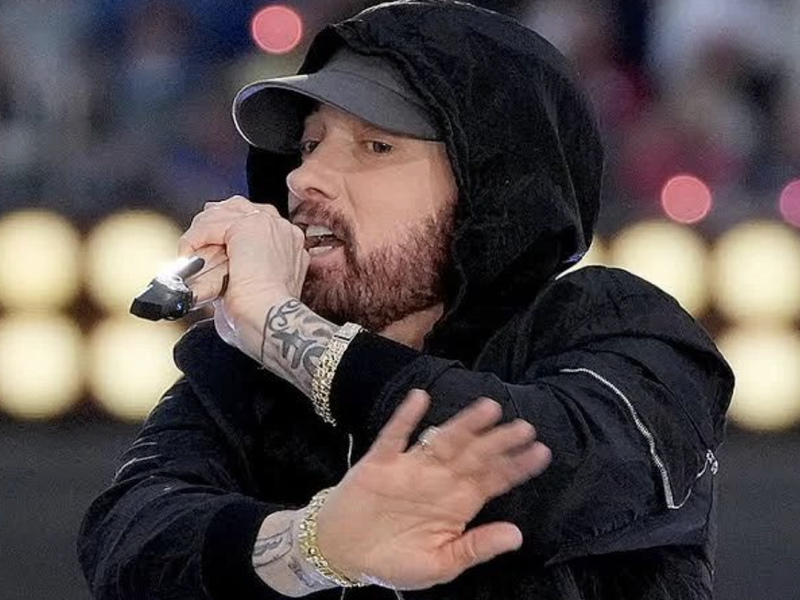 Eminem rapping
