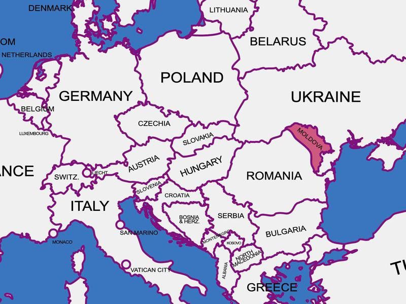 Europe: countries and regions