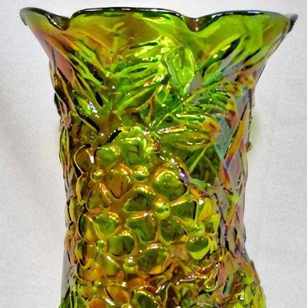 Expensive carnival glass vase