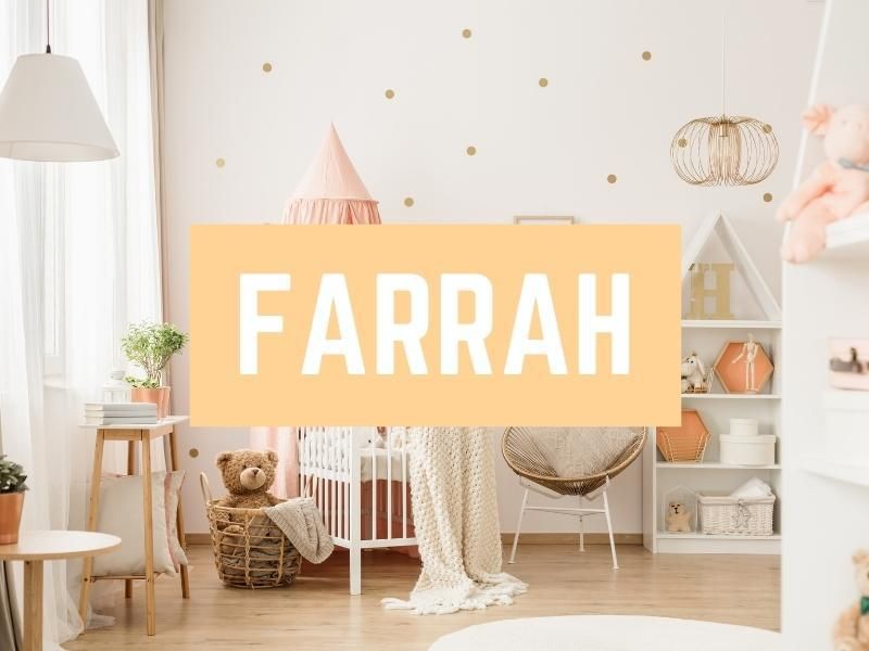 Farrah cute baby girl name