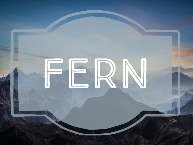 Fern nature-inspired baby name