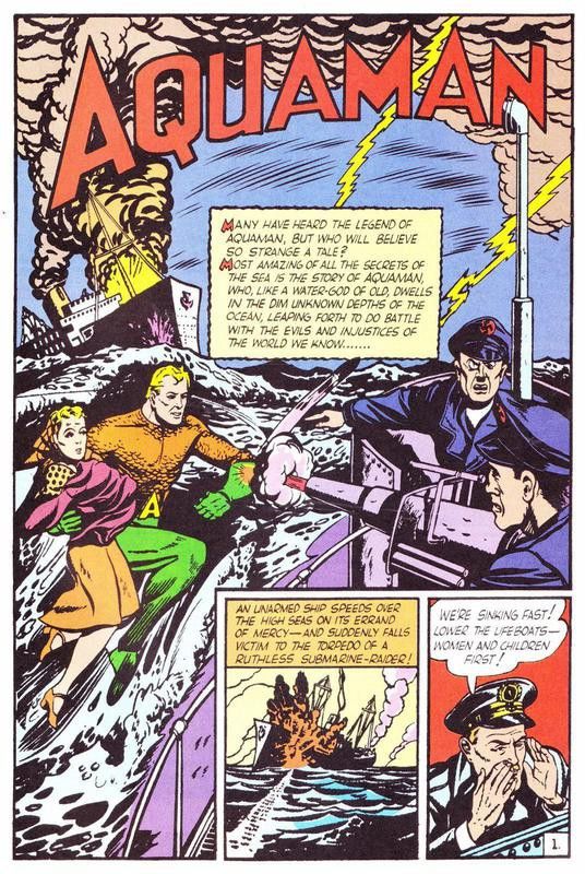 First appearance of Aquaman