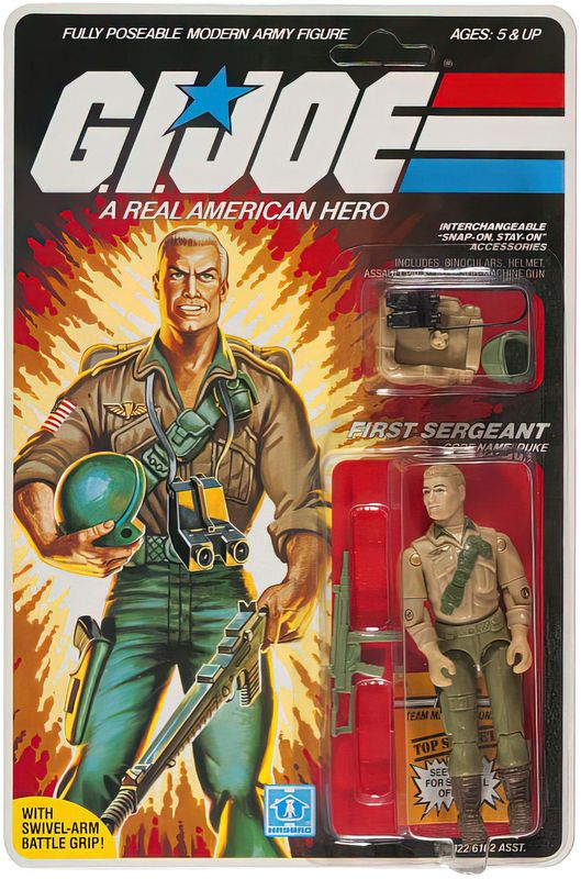 First Sergeant Code Name Duke G.I. Joe action figure