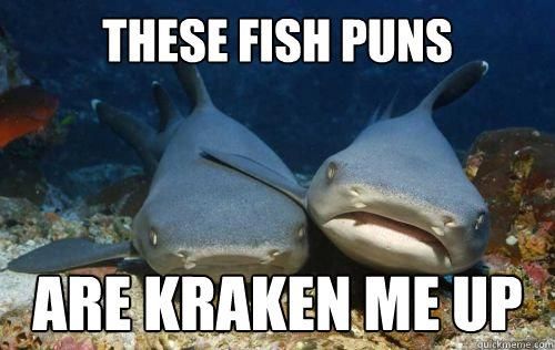 Fish puns meme