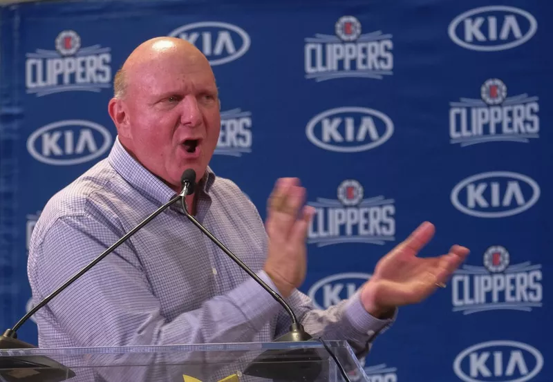 Steve Ballmer bought the Los Angeles Clippers in 2014.