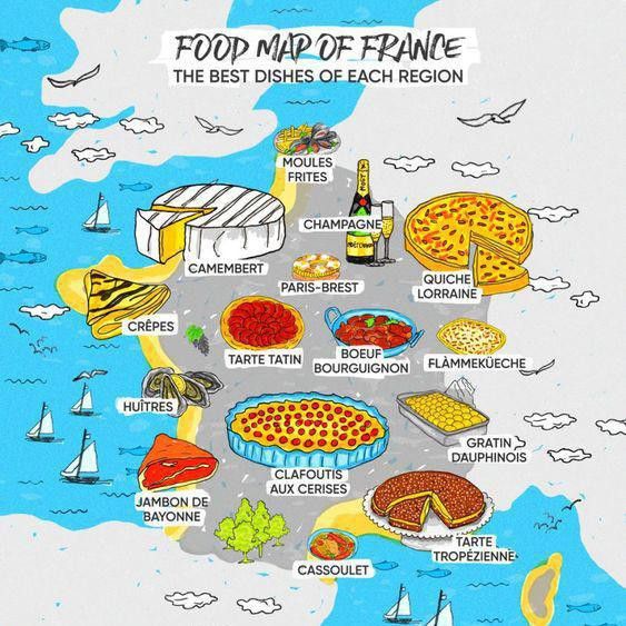 French food map