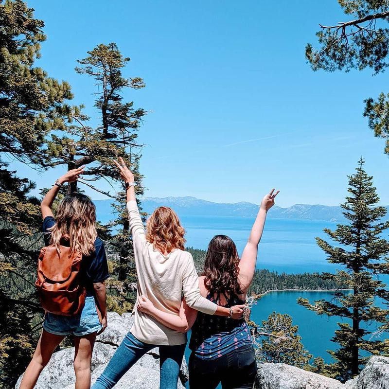 Friends in Lake Tahoe, California