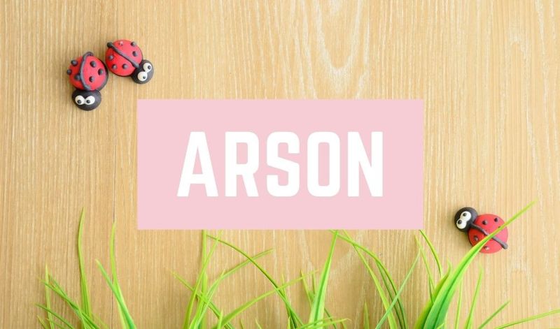 Funny Baby Names: Arson