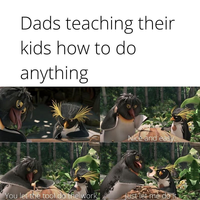 Funny dads and kids meme