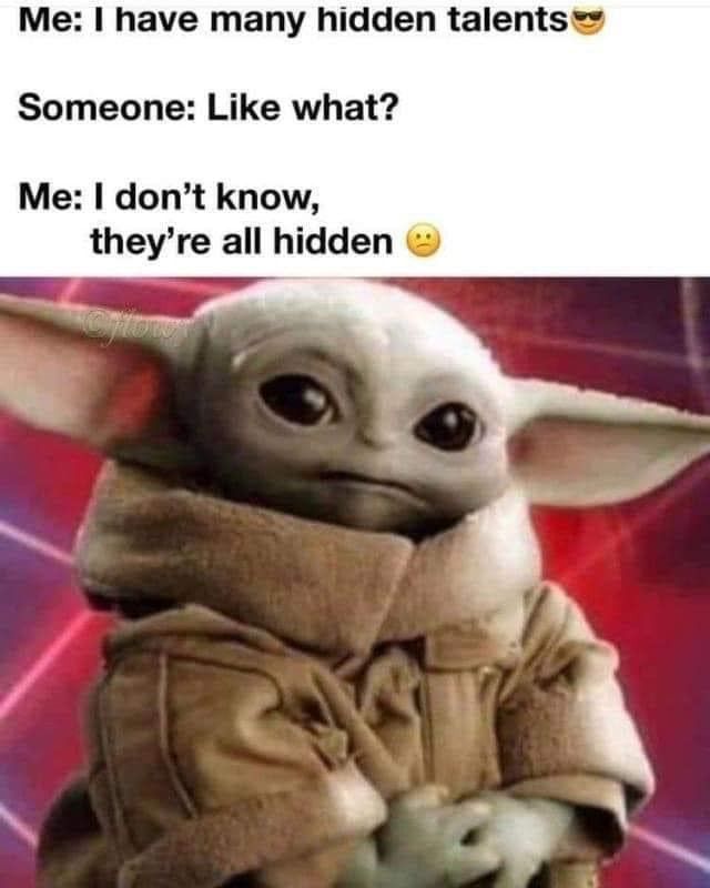 Funny hidden talent meme