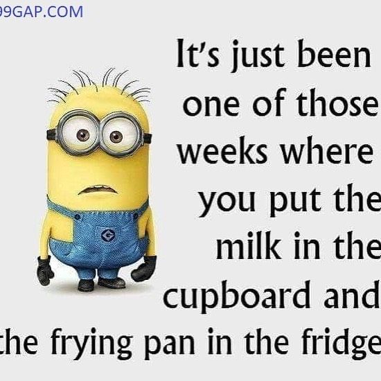 Funny milk in the cupboard minion meme