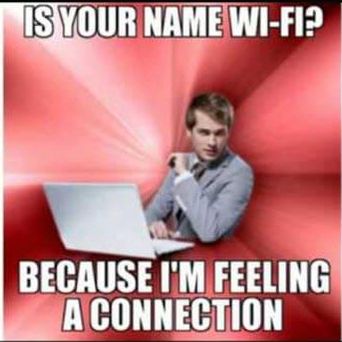 Funny Wi-Fi Valentine's Day meme
