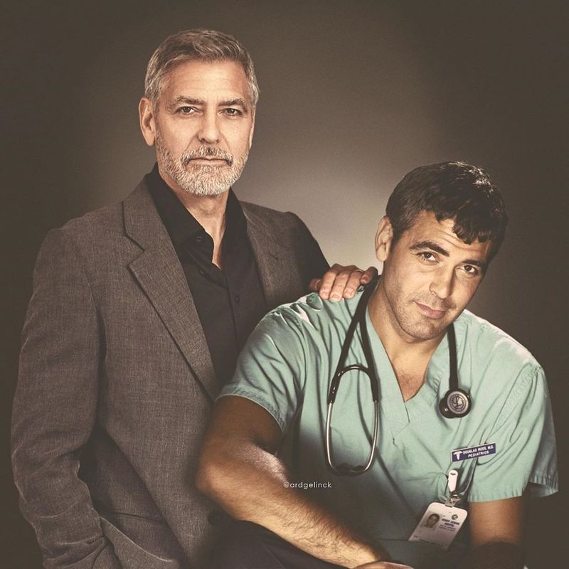 George Clooney and Dr. Doug Ross