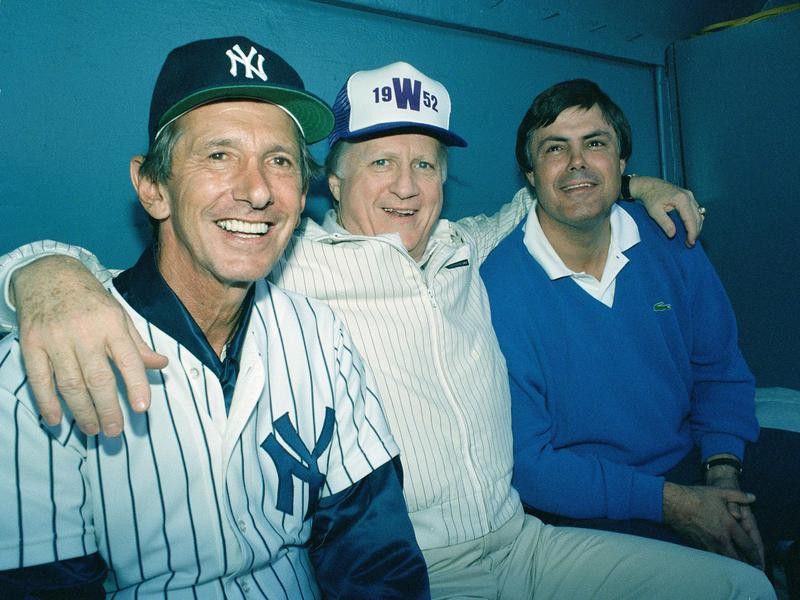 George Steinbrenner with Lou Pinella