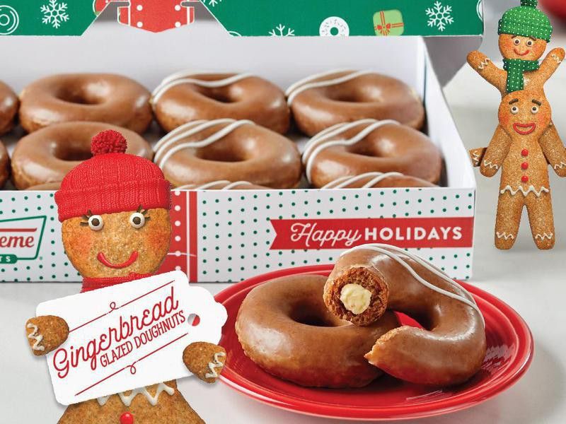 Gingerbread Filled Donuts