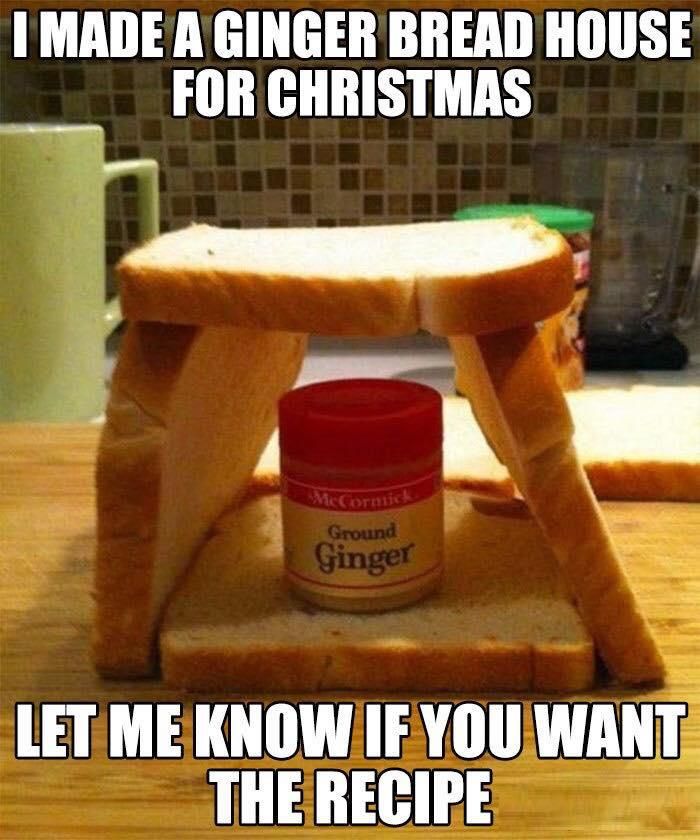 Gingerbread house meme