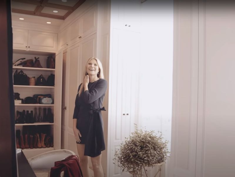 Gwyneth Paltrow's walk-in closet