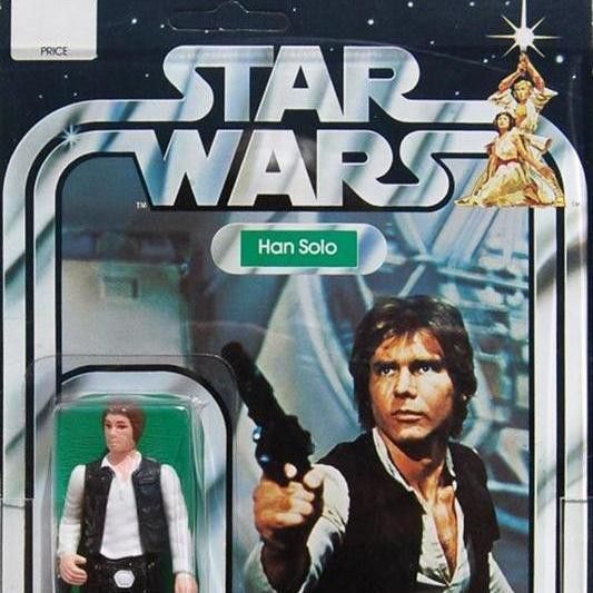 Han Solo “Small Head” figure (1980) (tie)