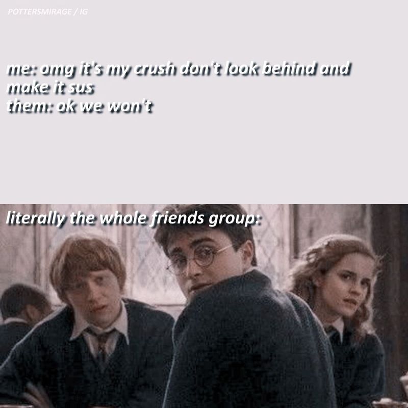 Harry Potter crush meme