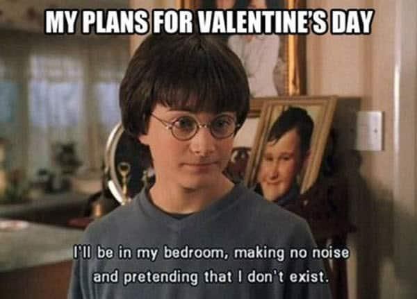Harry Potter Valentine's Day meme
