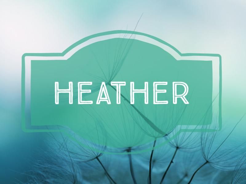 Heather nature-inspired baby name