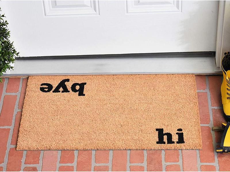 Hi bye funny doormats