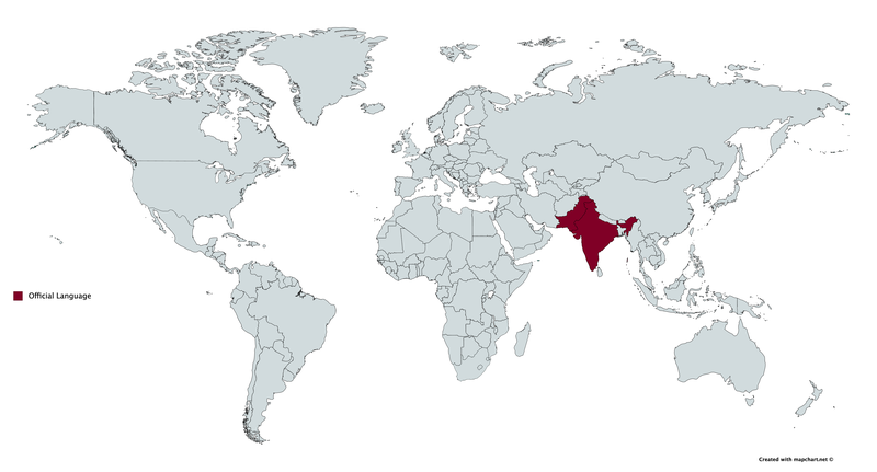 Hindustani speakers map