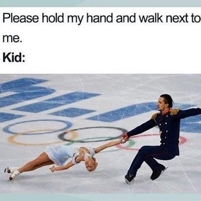 holding hand meme