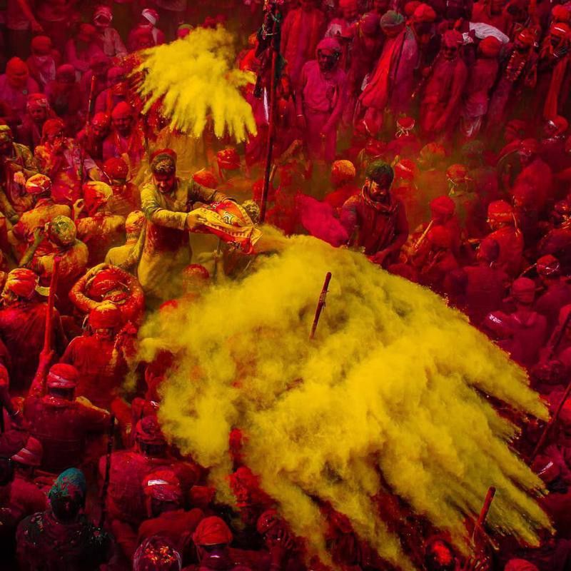 Holi celebration in India