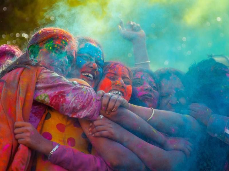 Holi festival in India